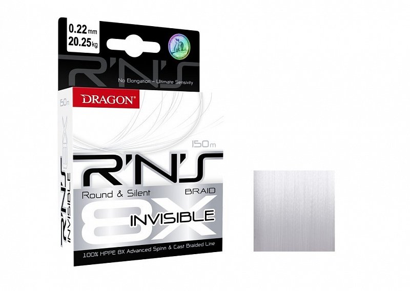 Dragon Šnúra R´N´S 8X Invisible 150m